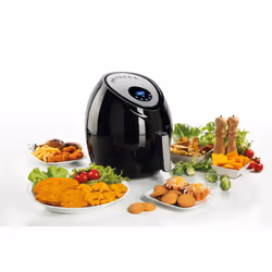 Ariete 4618 Airy Fryer XXL - Friggitrice ad Aria - Frigge 2,5 kg di Patatine Fritte - 7 Litri - Cottura Senza Olio e Grassi - 1800 Watt - Nero - Vista aggiuntiva 4