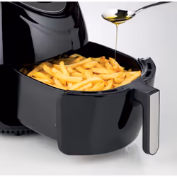 Ariete 4618 Airy Fryer XXL - Friggitrice ad Aria - Frigge 2,5 kg di Patatine Fritte - 7 Litri - Cottura Senza Olio e Grassi - 1800 Watt - Nero - Vista aggiuntiva 7