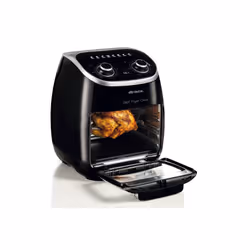 Ariete 4619 Airy Fryer Oven - Friggitrice ad Aria e Forno Elettrico con Girarrosto - Cestello Rotante - Essiccatore - 2000 Watt - 11 Litri - Nero - Vista aggiuntiva 6