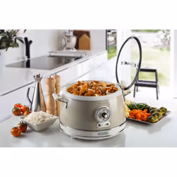 Ariete 2904 Rice Cooker - Cuociriso Elettrico con bowl in ceramica - Sushi fatto in casa - Multicooker - Linea Vintage - 3,5 L - 650 W - Beige - Vista aggiuntiva 7