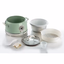 Ariete 2904 Rice Cooker - Cuociriso Elettrico con bowl in ceramica - Sushi fatto in casa - Multicooker - Linea Vintage - 3,5 L - 650 W - Verde - Vista aggiuntiva 4