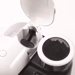 Ariete 1318 Moderna Macchina per caffè espresso con macinacaffè integrato, per caffè in grani e macinato, cappuccinatore per schiuma di latte, 1 filtro, 1080 W, 800 cc, bianco - Vista aggiuntiva 7