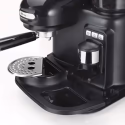 Ariete 1318 Moderna Macchina per caffè espresso con macinacaffè integrato, per caffè in grani e macinato, cappuccinatore per schiuma di latte, 1 filtro, 1080 W, 800 cc, nero - Vista aggiuntiva 7