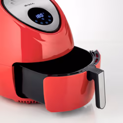 Ariete 4618 Airy Fryer XXL - Friggitrice ad Aria - Frigge 2,5 kg di Patatine Fritte - 7 Litri - Cottura Senza Olio e Grassi - 1800 Watt - Rosso - Vista aggiuntiva 5