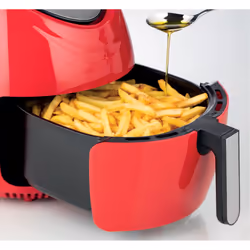 Ariete 4618 Airy Fryer XXL - Friggitrice ad Aria - Frigge 2,5 kg di Patatine Fritte - 7 Litri - Cottura Senza Olio e Grassi - 1800 Watt - Rosso - Vista aggiuntiva 6