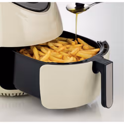 Ariete 4618 Airy Fryer XXL - Friggitrice ad Aria - Frigge 2,5 kg di Patatine Fritte - 7 Litri - Cottura Senza Olio e Grassi - 1800 Watt - Beige - Vista aggiuntiva 7