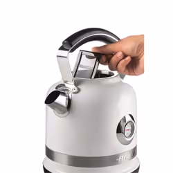 Ariete 2854 Moderna Bollitore Elettrico, 2000 W, Capacità 1,7 L, 360° Cordless, Sistema di Spegnimento Automatico, Filtro Rimovibile, Livello Acqua Visibile, Termometro, Bianco - Vista aggiuntiva 4