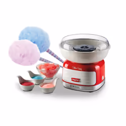 Ariete 2973 - Cotton Candy Party Time - Macchina per Zucchero Filato compatibile con zucchero semolato e caramelle dure - 500 Watt - Rosso - Vista aggiuntiva 4