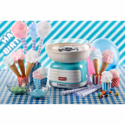 Ariete 2973 - Cotton Candy Party Time - Macchina per Zucchero Filato compatibile con zucchero semolato e caramelle dure - 500 Watt - Azzurro - Vista aggiuntiva 4