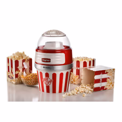 Ariete 2957 Pop Corn XL Party Time - Macchina per Popcorn - Scoppia 60gr di Mais in 2 minuti con Aria Calda - Ciotola Estraibile - 1100 Watt - Rosso - Vista aggiuntiva 4