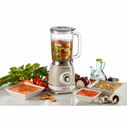Ariete 583, Frullatore Vintage con tazza in vetro da 1,5 Litri, 4 Lame in Acciaio Inox, 4 Velocità + Pulse,1000 Watt, Beige - Vista aggiuntiva 4