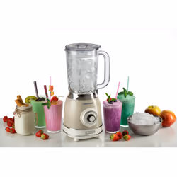 Ariete 583, Frullatore Vintage con tazza in vetro da 1,5 Litri, 4 Lame in Acciaio Inox, 4 Velocità + Pulse,1000 Watt, Beige - Vista aggiuntiva 5