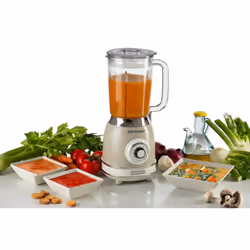 Ariete 583, Frullatore Vintage con tazza in vetro da 1,5 Litri, 4 Lame in Acciaio Inox, 4 Velocità + Pulse,1000 Watt, Beige - Vista aggiuntiva 6