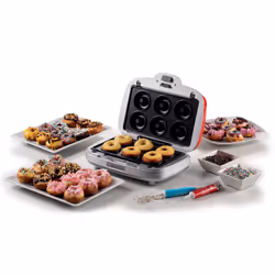 Ariete 1972 Sandwiches & Cookies Party Time, Piastra Elettrica Multifunzione, 700 Watt, 3 piastre antiaderenti e intercambiabili, Rosso