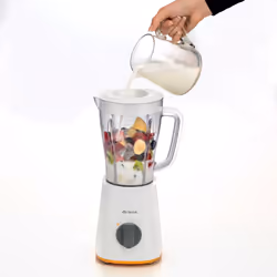 Ariete 576, Frullatore da 1,5 Litri, 4 Lame in Acciaio Inox, 2 Velocità + Pulse, 500 Watt, Bianco