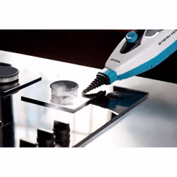 Ariete 4175 Steam Mop Foldable 10 in 1, Scopa a Vapore Pieghevole, 1500 Watt, 10 funzioni in 1, Kit accessori, Capacità 350 cc, Bianco/Azzurro - Vista aggiuntiva 4