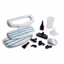 Ariete 4175 Steam Mop Foldable 10 in 1, Scopa a Vapore Pieghevole, 1500 Watt, 10 funzioni in 1, Kit accessori, Capacità 350 cc, Bianco/Azzurro - Vista aggiuntiva 7