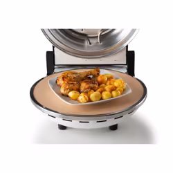 Ariete 918 Forno Pizza - Pizza in 4 minuti - Piastra in pietra refrattaria con trattamento antiaderente - Temperatura max 400° - 1200 Watt - Timer 30’ - Bianco - Vista aggiuntiva 5