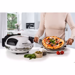 Ariete 918 Forno Pizza - Pizza in 4 minuti - Piastra in pietra refrattaria con trattamento antiaderente - Temperatura max 400° - 1200 Watt - Timer 30’ - Bianco - Vista aggiuntiva 8