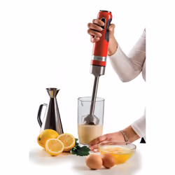 Ariete 602 Frullatore a immersione Moderna, 1000W, 10 velocità + turbo, Accessori inclusi, Rosso - Vista aggiuntiva 4