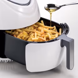 Ariete 4618 Airy Fryer XXL - Friggitrice ad Aria - Frigge 2,5 kg di Patatine Fritte - 7 Litri - Cottura Senza Olio e Grassi - 1800 Watt - Bianco - Vista aggiuntiva 4