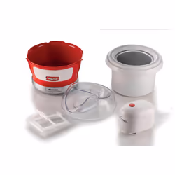 Ariete 643 Ice Cream Maker Party Time, Macchina per fare il gelato, 12W, Capacità 1,5 L, Cestello estraibile con doppio isolamento, Tempo preparazione 30 minuti, Coperchio per aggiunta ingredienti, Rosso - Vista aggiuntiva 4
