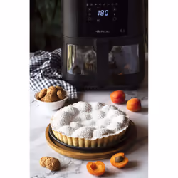 Ariete 4626 Friggitrice ad aria 6L, 1300 W, Capacità 6L, Capacità di cottura 2,5kg, 8 programmi preimpostati, Temperatura fino a 200°, Cestello trasparente per controllo cottura, Nero - Vista aggiuntiva 4