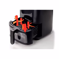 Ariete 4626 Friggitrice ad aria 6L, 1300 W, Capacità 6L, Capacità di cottura 2,5kg, 8 programmi preimpostati, Temperatura fino a 200°, Cestello trasparente per controllo cottura, Nero - Vista aggiuntiva 5