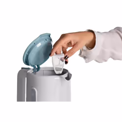 Ariete 2846 Bollitore Breakfast, 2200W, Capacità 1,7 L, Base Cordless 360°, Spegnimento automatico, Coperchio di sicurezza, Livello acqua visibile, Finitura lucida e opaca, White & Aegean Teal - Vista aggiuntiva 4