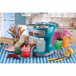 Ariete 76 Ice Crusher Party Time, Macchina per tritare il ghiaccio, 30 W, Cestello tritaghiaccio removibile, Lame in acciaio inox, Celeste - Vista aggiuntiva 4