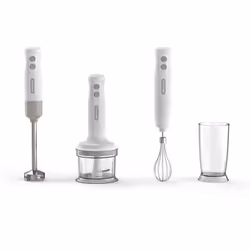 Crea ogni giorno deliziosi frullati con Frullatore a Immersione con tritatutto Breakfast, il pimer che garantisce potenza, pe ...