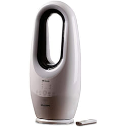 804 Ventilatore Digitale Ciclope, Senza pale, 45W, Timer fino a 10h, 3 velocità, Silenzioso, 3 modalità di ventilazione, Luce led, Bianco - Ariete