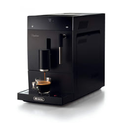 Ariete 1452 Diadema, Macchina da caffè automatica, 1350W, 19 bar di pressione, Per caffè, americano e acqua calda, Dispositivo Cappuccino, Display LED, Erogatore Regolabile, Nera