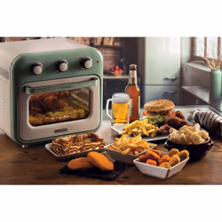 Ariete 4632 Friggitrice ad aria e forno Vintage, 1400W, 2in1, Capacità 16L, Accessori inclusi, Timer 60 minuti, Doppio vetro, Verde - Vista aggiuntiva 5