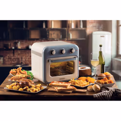 Ariete 4632 Friggitrice ad aria e forno Vintage, 1400W, 2in1, Capacità 16L, Accessori inclusi, Timer 60 minuti, Doppio vetro, Celeste - Vista aggiuntiva 4