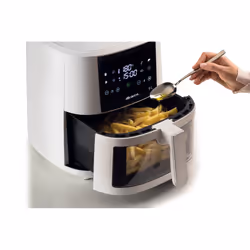 Ariete 4630 Friggitrice ad aria 9L, 1500 W, Capacità 9L, Capacità di cottura 3,5kg, 8 programmi preimpostati, Temperatura fino a 200°, Cestello trasparente per controllo cottura, Bianco - Vista aggiuntiva 4