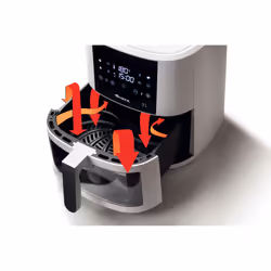 Ariete 4630 Friggitrice ad aria 9L, 1500 W, Capacità 9L, Capacità di cottura 3,5kg, 8 programmi preimpostati, Temperatura fino a 200°, Cestello trasparente per controllo cottura, Bianco - Vista aggiuntiva 5