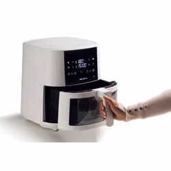 Ariete 4630 Friggitrice ad aria 9L, 1500 W, Capacità 9L, Capacità di cottura 3,5kg, 8 programmi preimpostati, Temperatura fino a 200°, Cestello trasparente per controllo cottura, Bianco - Vista aggiuntiva 6