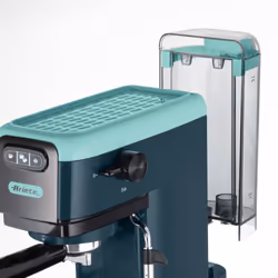 Ariete 1399 Macchina da caffè espresso Light Aquamarine, Per polvere e cialde ESE, 1300 W, Capacità 1,1L, 15 bar di pressione, Filtro 1, 2 tazze e cialda ESE, Cappuccino, Verde - Vista aggiuntiva 4