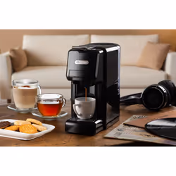 Ariete 1304/1 Macchina da caffè a cassetti, 1350W, Capacità serbatoio 0,7L, Pressione 19 bar, 2 tipologie di caffè, Capsule Nespresso* e Dolcegusto*, Cialde e Polvere, Nero - Vista aggiuntiva 5