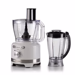 Ariete 1782 Gourmet Pro Moderna, Robot da cucina, Tritatutto 3L, Frullatore 2L, 2 velocità + Pulse, Set di lame + Disco in ac ...