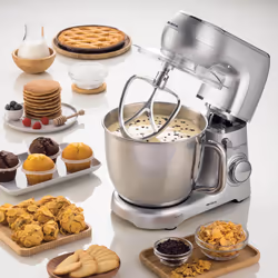 Ariete 1583 Gourmet Essence, Impastatrice Planetaria, Impasta, Monta e Amalgama, 1300W, Capacità 5,2L, 2 fruste e 1 gancio, 10 velocità + Pulse - Vista aggiuntiva 5