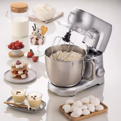 Ariete 1583 Gourmet Essence, Impastatrice Planetaria, Impasta, Monta e Amalgama, 1300W, Capacità 5,2L, 2 fruste e 1 gancio, 10 velocità + Pulse - Vista aggiuntiva 6