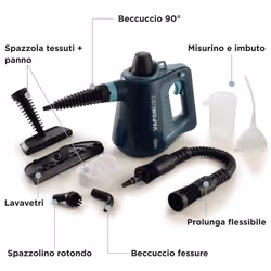 Ariete 4137 Vaporì Jet, Pistola a Vapore, Vapore pronto in 3 minuti, Pressione 3,5 bar, Kit di accessori in dotazione - Vista aggiuntiva 3