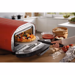Ariete 3901 Da Gennaro, Forno per pizza, 2200W, Temperatura 430°C, 2 minuti di cottura, Pietra refrattaria, Rosso - Vista aggiuntiva 8