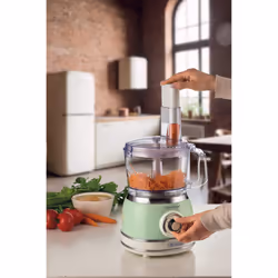 Ariete 1781 Robot da cucina Vintage, 1000W, Capacità 2,1L, Per preparazione impasti, Verde - Vista aggiuntiva 2