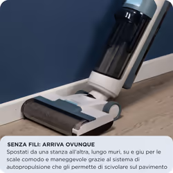 Ariete 2483 Aqua Force Wash & Vacuum, Aspirapolvere Intelligente, Lavapavimenti cordless, Senza fili, Aspira e lava, Peli animali, Sporco liquido e secco, Capacità 700ml, Accessori inclusi - Vista aggiuntiva 4