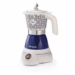 Ariete 1358 Moka Aroma Capri/Positano, Moka elettrica, 400W, 2/4 tazze, Cordless, Spegnimento automatico, Mantenimento temperatura - Vista aggiuntiva 3
