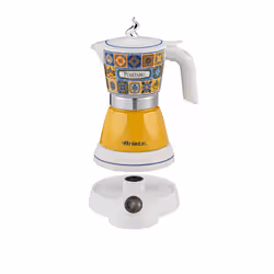 Ariete 1358 Moka Aroma Positano, Moka elettrica, 400W, 2/4 tazze, Cordless, Spegnimento automatico, Mantenimento temperatura - Vista aggiuntiva 2