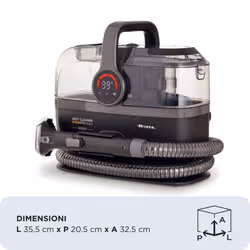 Ariete 2484 Spot Cleaner Steam PRO 5in1, Lavatappeti e pulitore a vapore, Elimina macchie da interni Auto, Divani, Moquette, Materassi, tappeti, 1800W, 3 modalità di pulizia, Elevata potenza aspirante, Pet care, 2 serbatoi - Vista aggiuntiva 4
